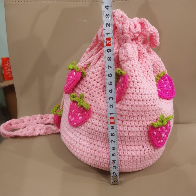 Crochet Bag Manufacturer - OEM/ODM Custom Handmade Strawberry Cake Gift