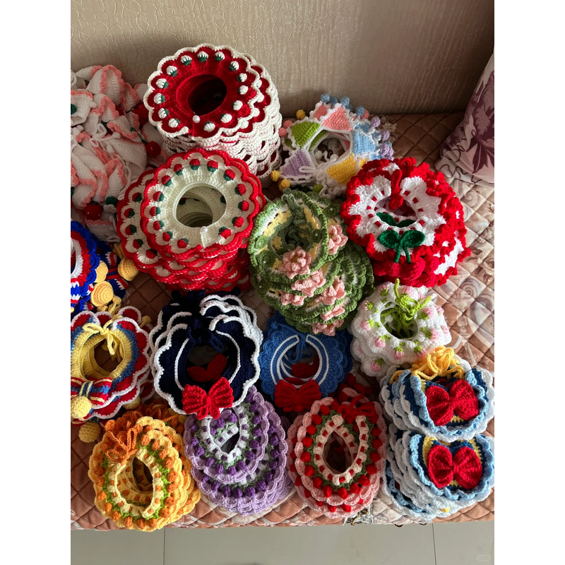 Pet Collar Manufacturer - OEM/ODM Custom Crochet Cat Amigurumi Dog Bib
