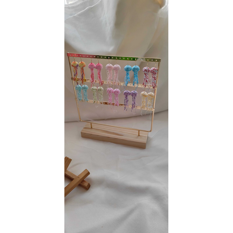 Crochet Earring Manufacturer - OEM/ODM Custom Acaleph Micro Jellyfish Jewelry