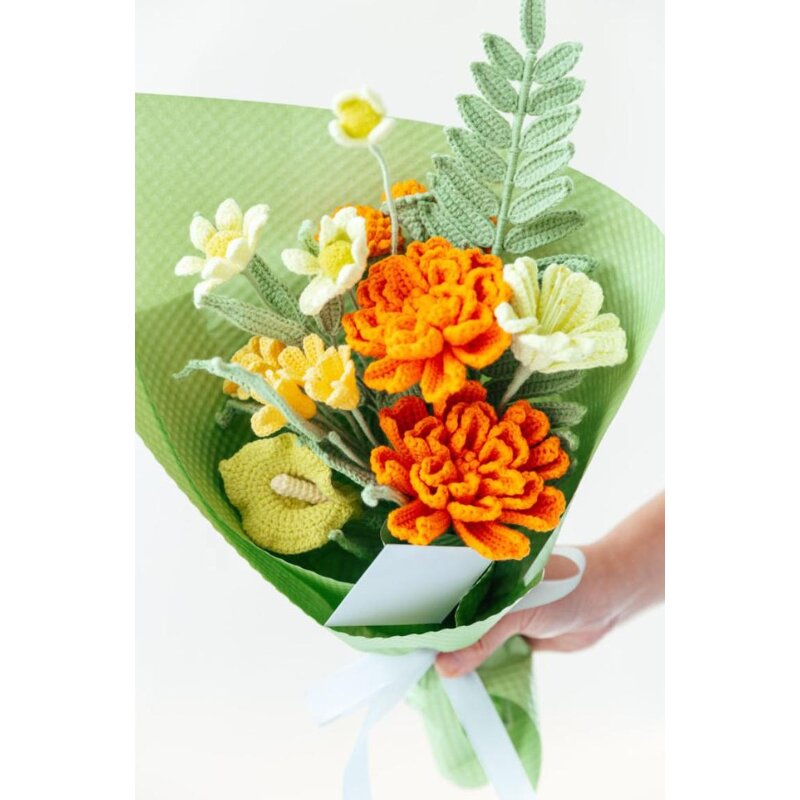 Crochet Bouquet Manufacturer - OEM/ODM Custom Daisy Artificial Crochet Gift