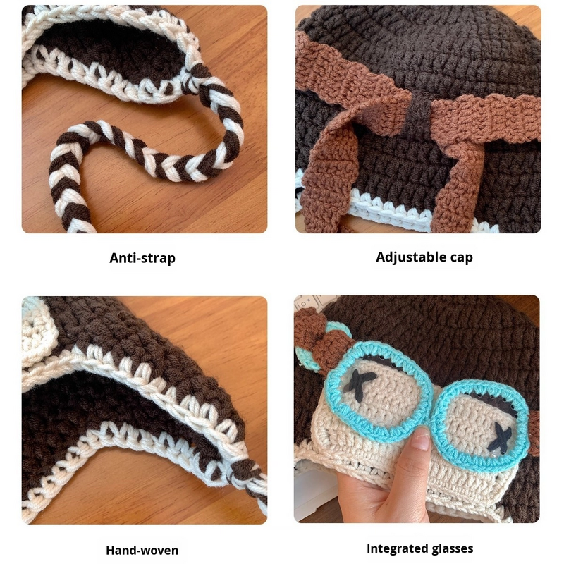 Crocheted Hat Manufacturer - OEM/ODM Custom European American Pilot Hat