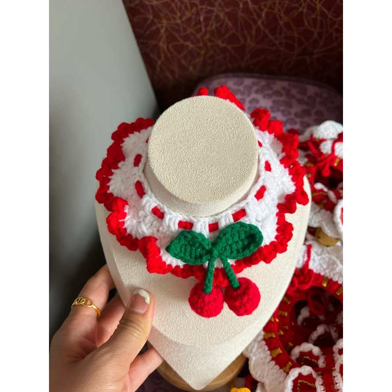 Pet Collar Manufacturer - OEM/ODM Custom Crochet Cat Amigurumi Dog Bib