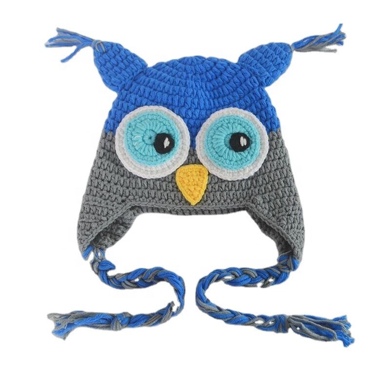 Crochet Hat Manufacturer - OEM/ODM Custom Winter Owl Milk Cotton Yarn