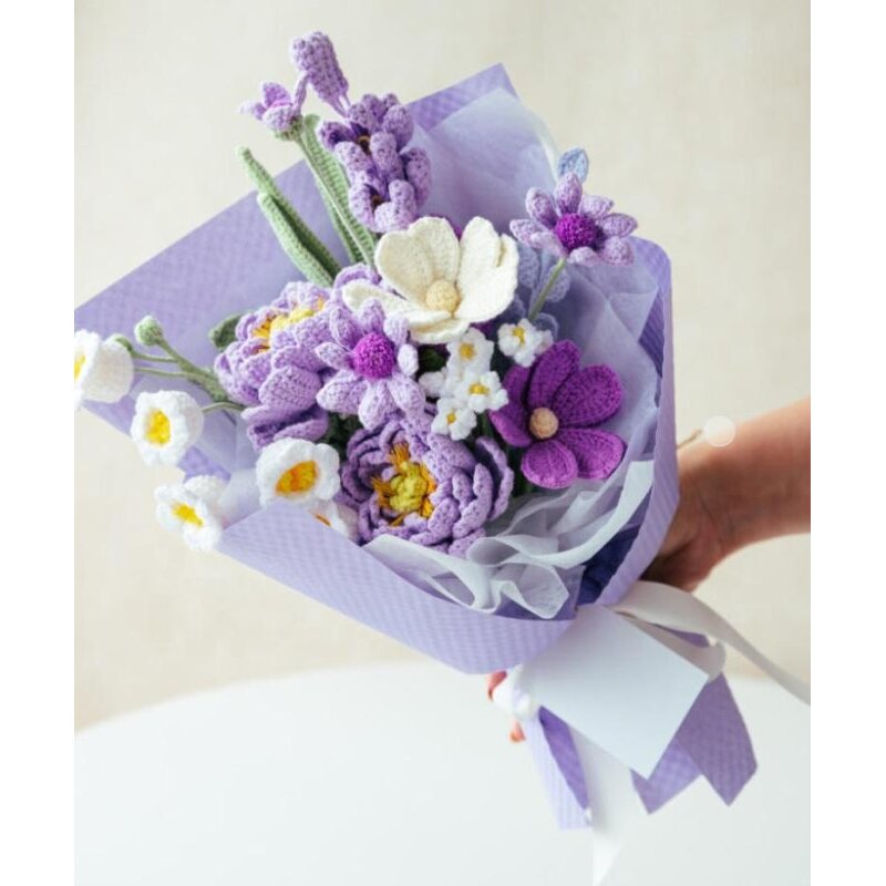 Crochet Bouquet Manufacturer - OEM/ODM Custom Handmade Tree Peony Gift