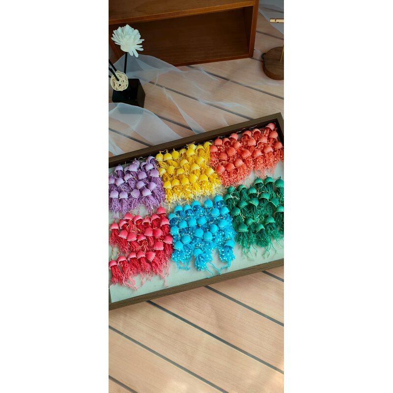 Crochet Earring Manufacturer - OEM/ODM Custom Acaleph Micro Jellyfish Jewelry