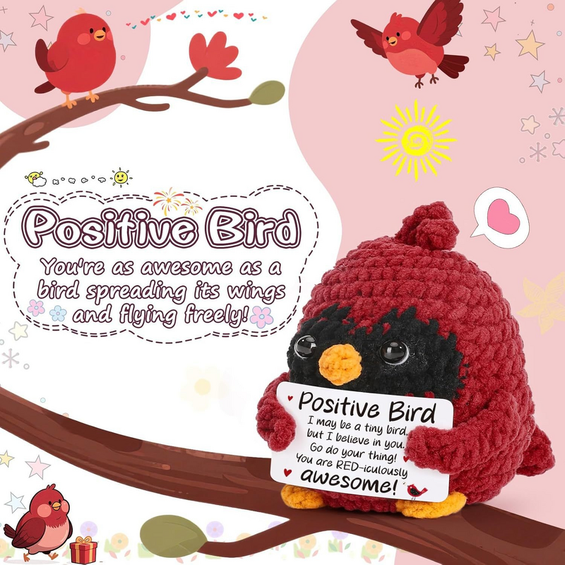 Crochet Doll Manufacturer - OEM/ODM Custom Positive Energy Bird Home Decor