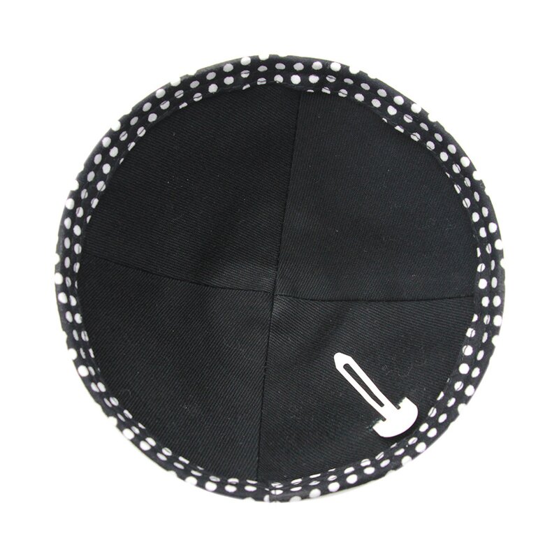 Kippa Manufacturer - OEM/ODM Custom Black White Spotted Jewish Hat