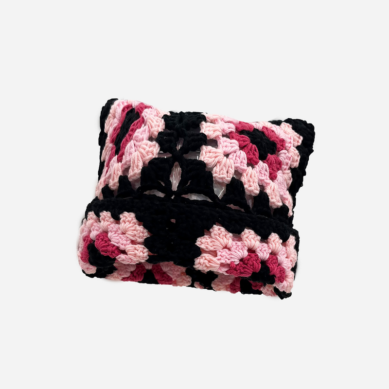 Wool Hat Manufacturer - OEM/ODM Custom Female Crocheted Granny Square Cat