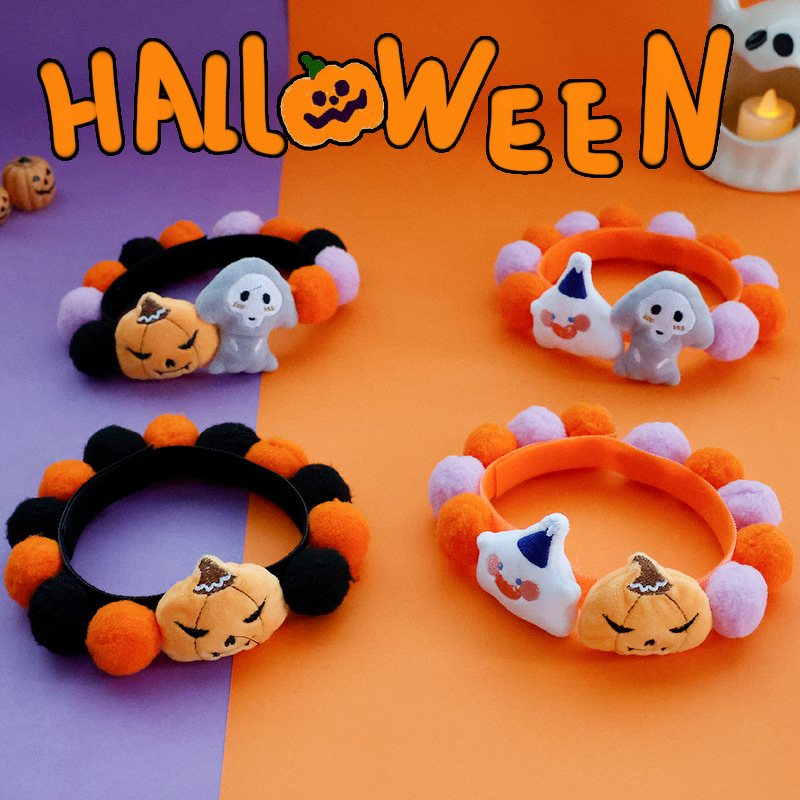 Pet Scarf Manufacturer - OEM/ODM Custom Pumpkin Ghost Dog Scarf Ball