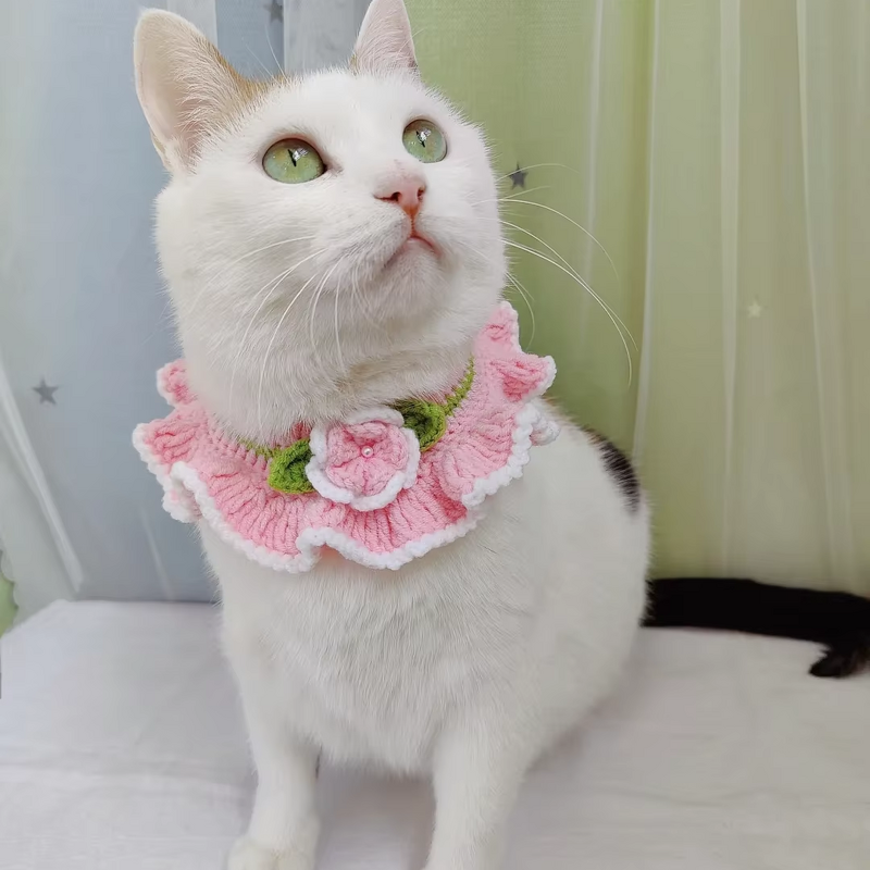 Pet Collar Manufacturer - OEM/ODM Custom Crochet Cat Amigurumi Dog Bib