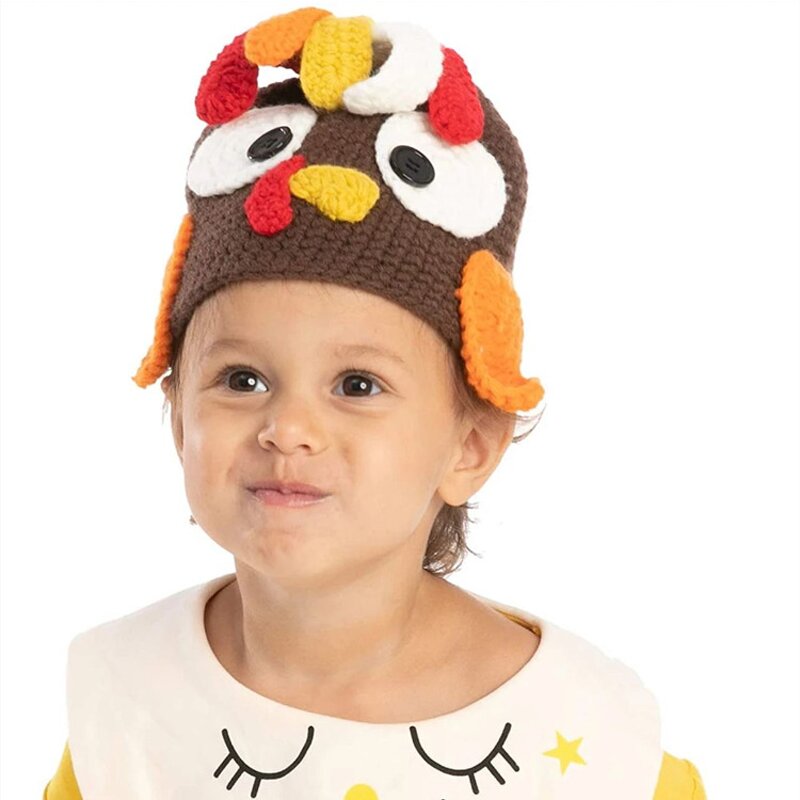 Crochet Hat Manufacturer - OEM/ODM Custom Thanksgiving Turkey Kids Cap