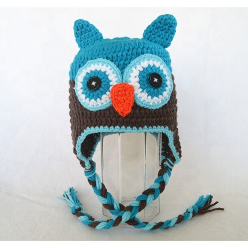 Crochet Hat Manufacturer - OEM/ODM Custom Winter Owl Milk Cotton Yarn