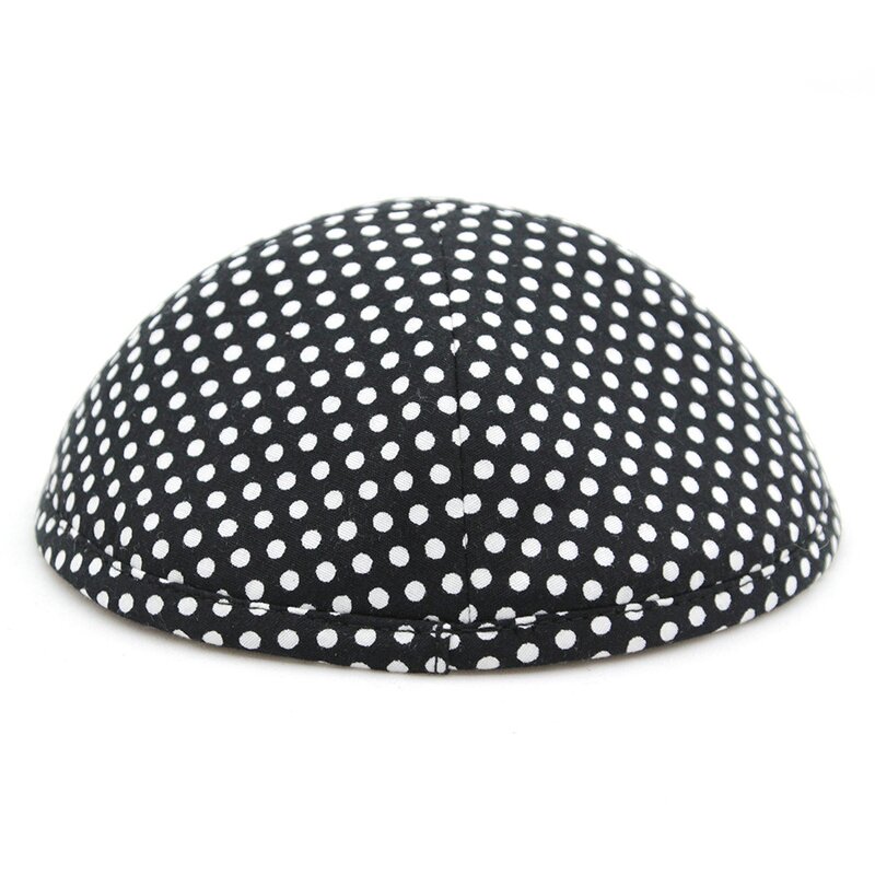 Kippa Manufacturer - OEM/ODM Custom Black White Spotted Jewish Hat