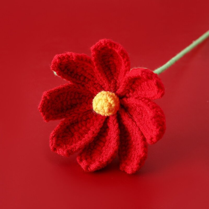Crochet Rose Manufacturer - OEM/ODM Custom Exquisite Knitted Floral Bouquet
