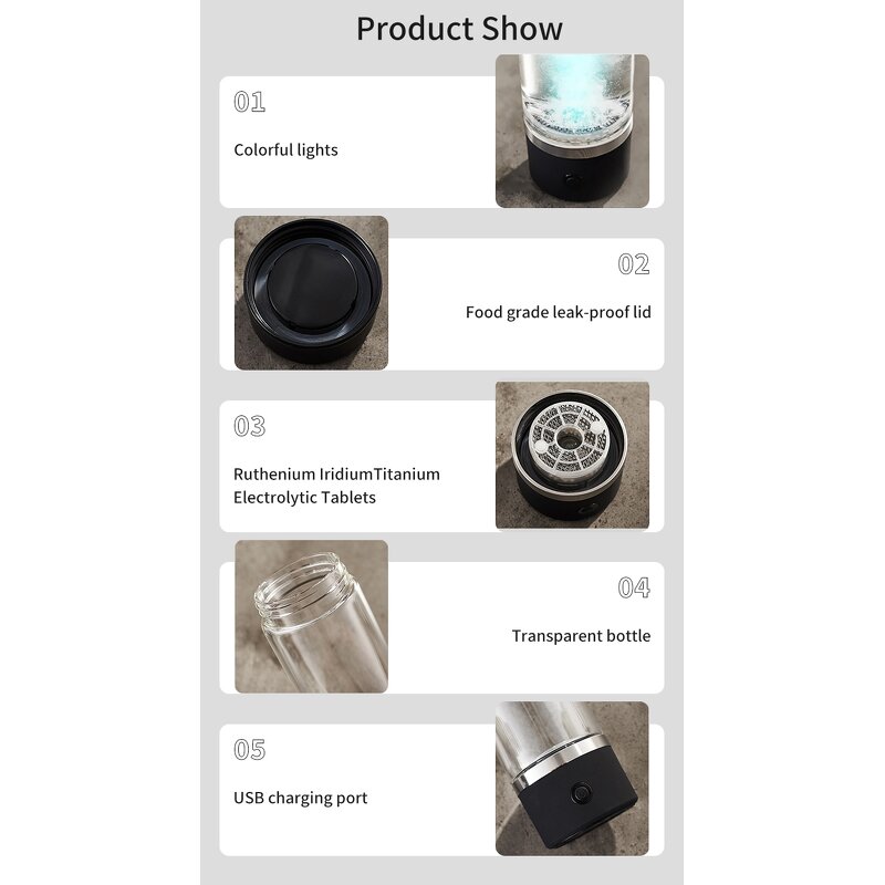 Hydrogen Water Ionizer Manufacturer - OEM/ODM Electrolysis Hydrogen Rich Glass