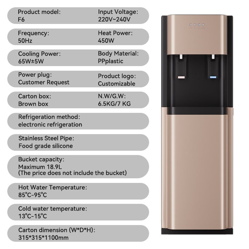 Water Dispenser Manufacturer - OEM/ODM Household Bottom Load Barrel Water