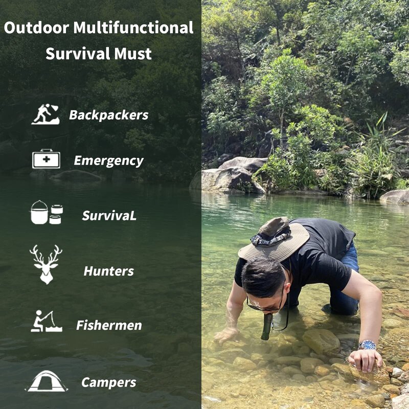 Water Filter Straw Manufacturer - OEM/ODM Life Survival UF Straw Portable