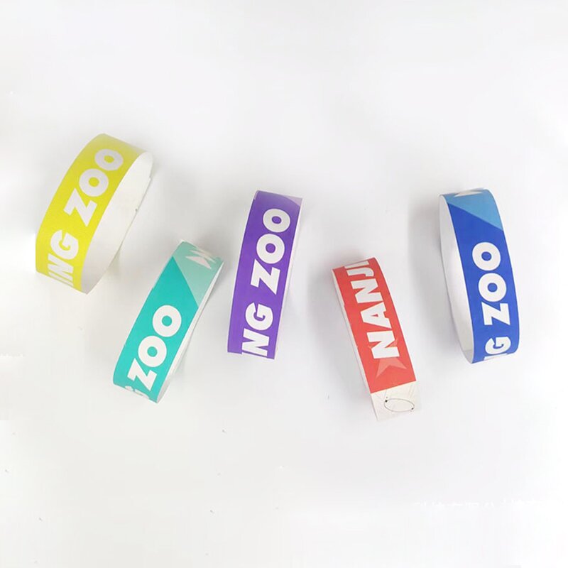 Tyvek Wristband Manufacturer - Adult Custom Color Party Band