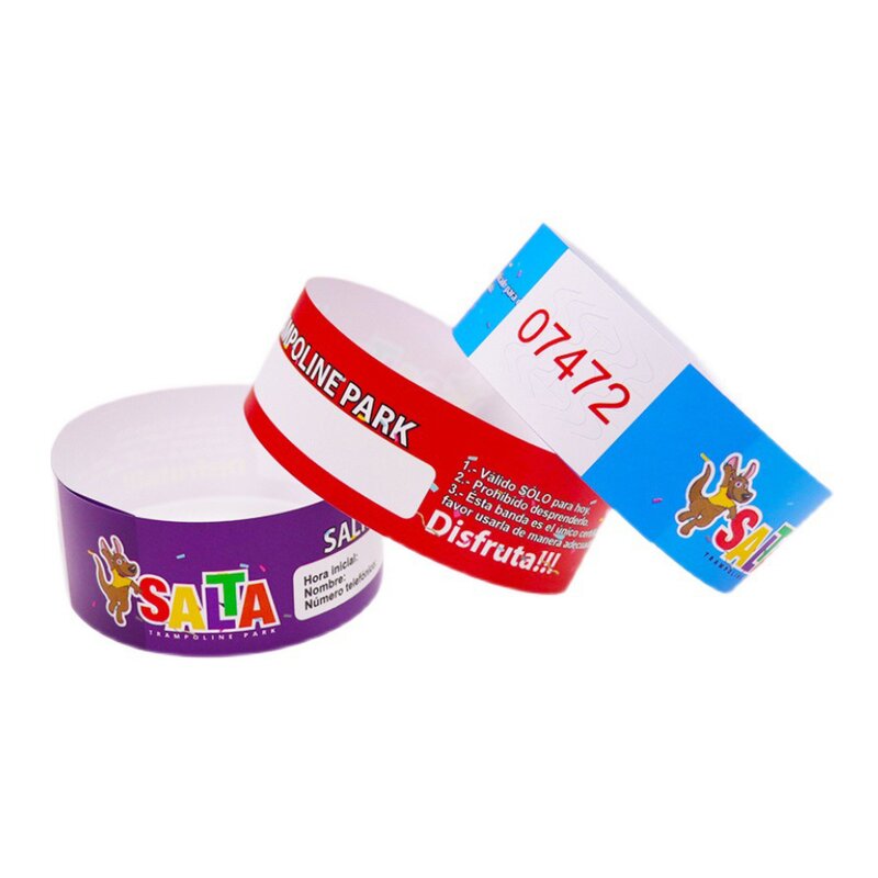 Tyvek Wristband Manufacturer - Adult Custom Color Party Band