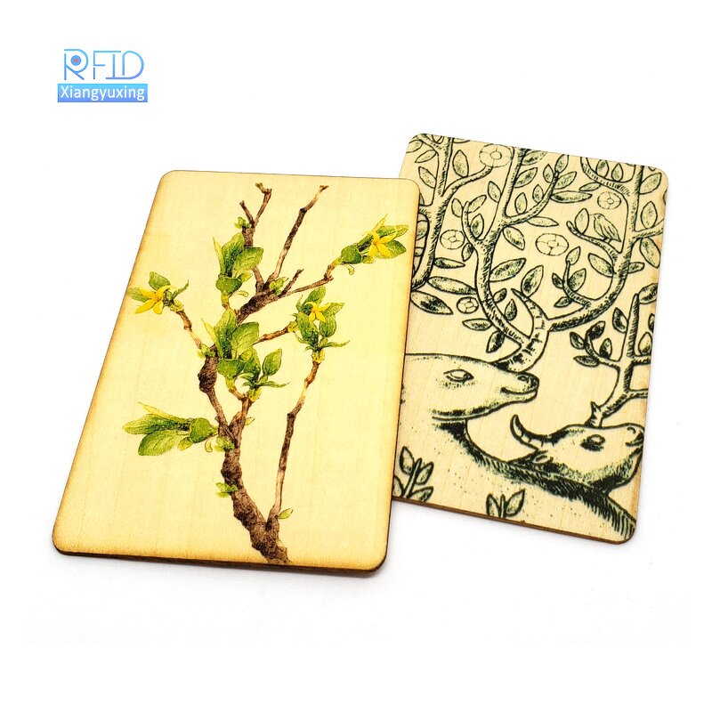 Wooden NFC Card Manufacturer - Laser Cut Wedding Invitation