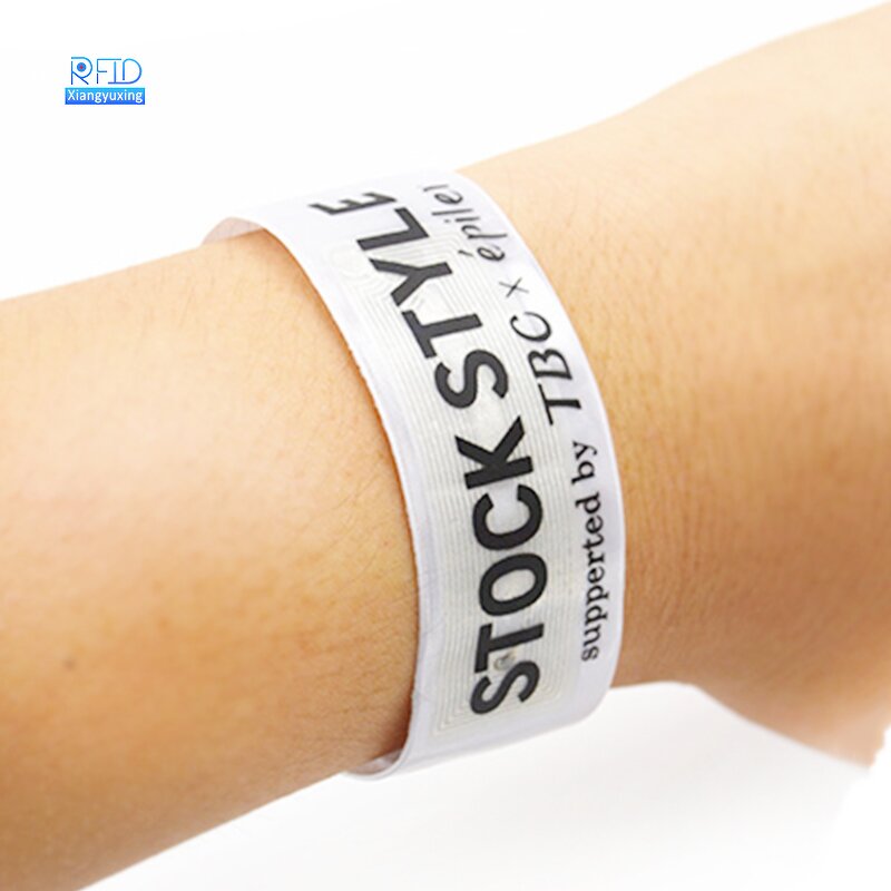 Medical RFID Wristband Manufacturer - Soft PVC Vinyl Snap Band