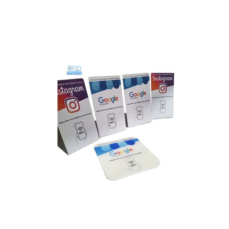 NFC Stand Card Supplier - Customized Design PVC Google Review