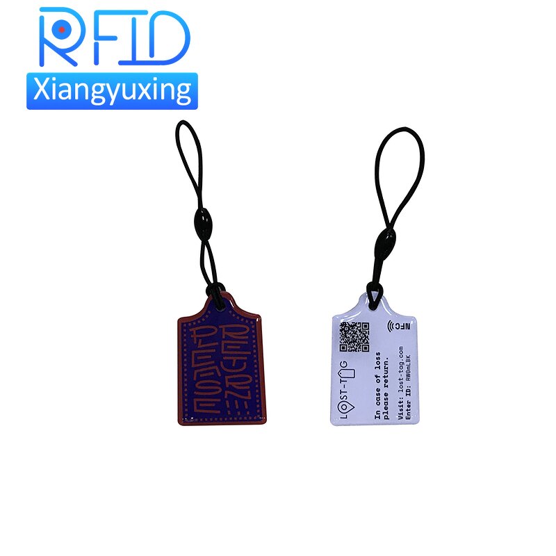 RFID Keyfob Factory - Metal Ring Hang Epoxy Sticker