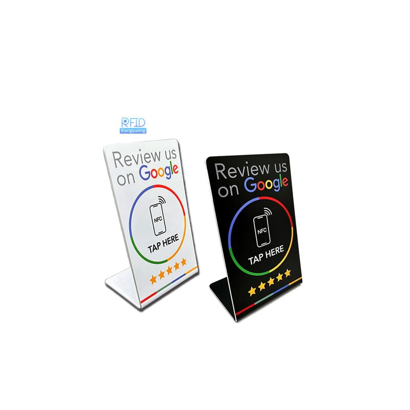 NFC Stand Card Supplier - Customized Design PVC Google Review