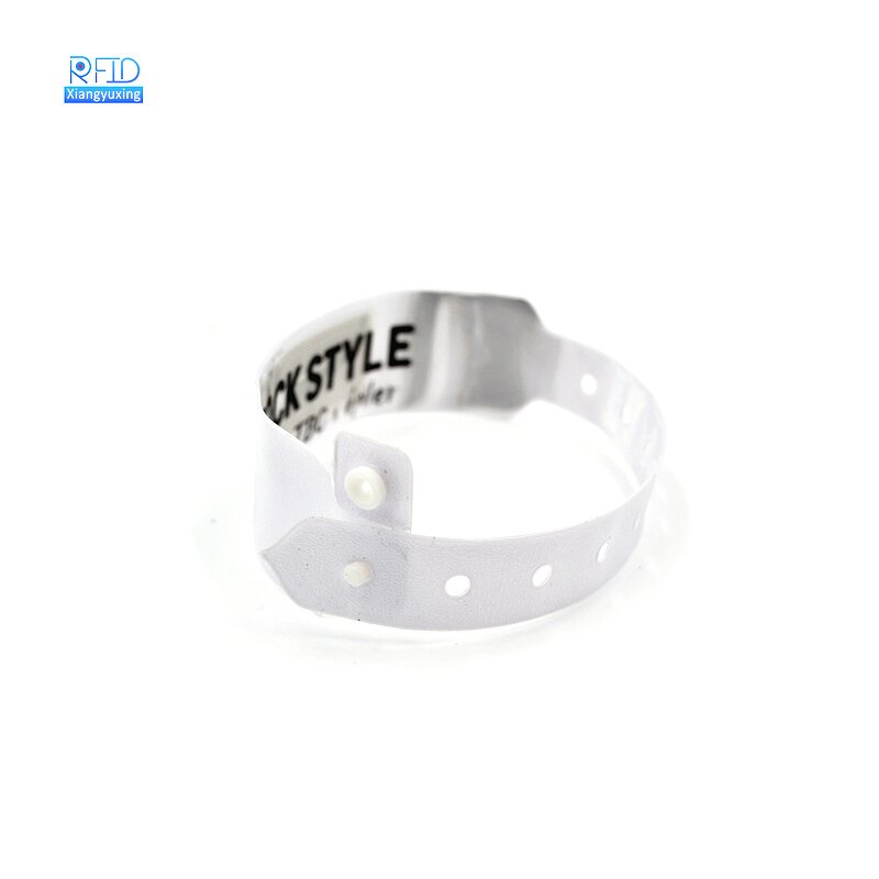 Medical RFID Wristband Manufacturer - Soft PVC Vinyl Snap Band