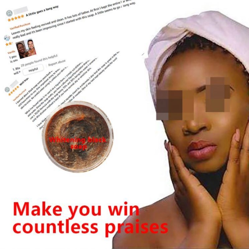 Organic Whitening Soap Factory - OEM African Black Soap Sold by KG