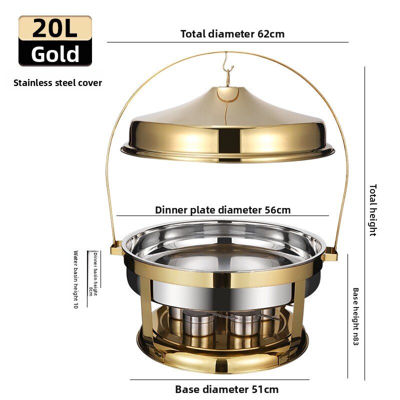 Buffet Stove Manufacturer - OEM/ODM Custom 20L Large Capacity Stainless Steel