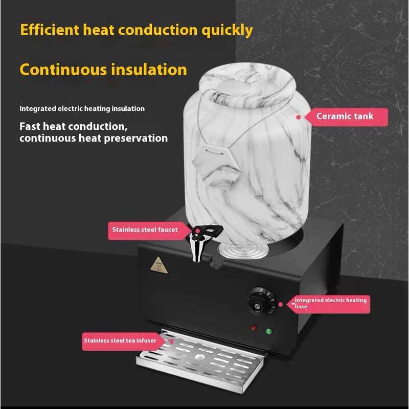 Juice Pot Manufacturer - OEM/ODM Custom 8L Ceramic Double-Head Electric Heating