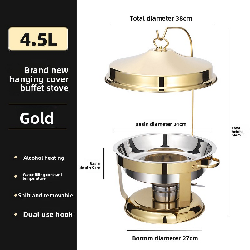 Buffet Stove Warmer Manufacturer - OEM/ODM Custom 9L Stainless Steel Hanging