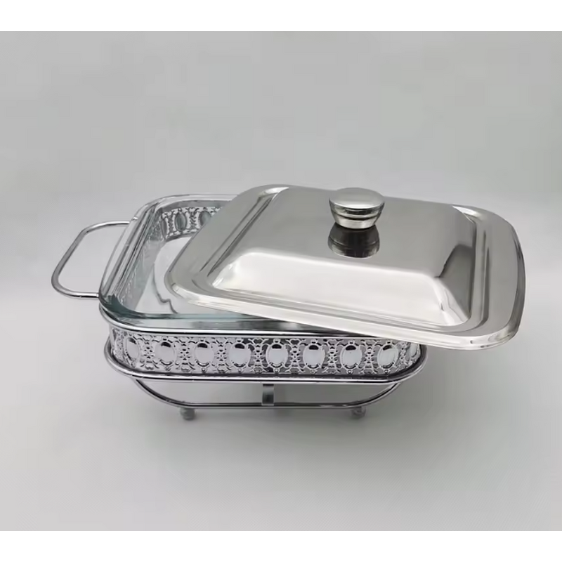 Chafing Dish Set Manufacturer - OEM/ODM Custom 2L Insulated Stainless Steel Glass