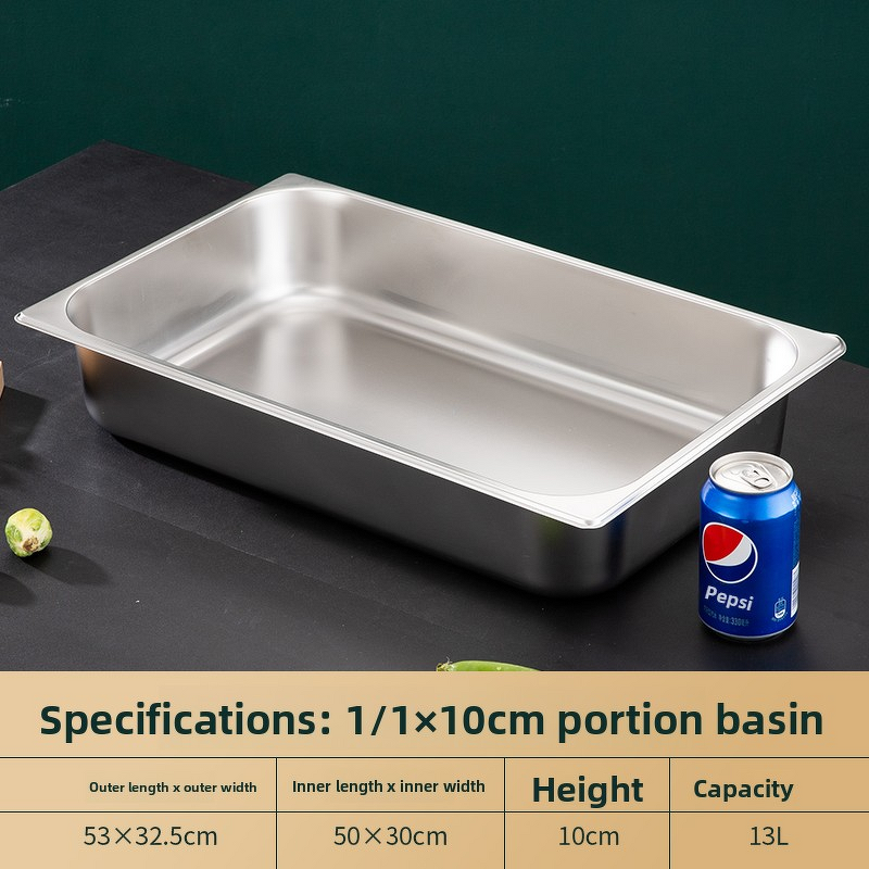 Stainless Steel Pan Manufacturer - OEM/ODM Custom 1/1 10cm 6L Modern Design