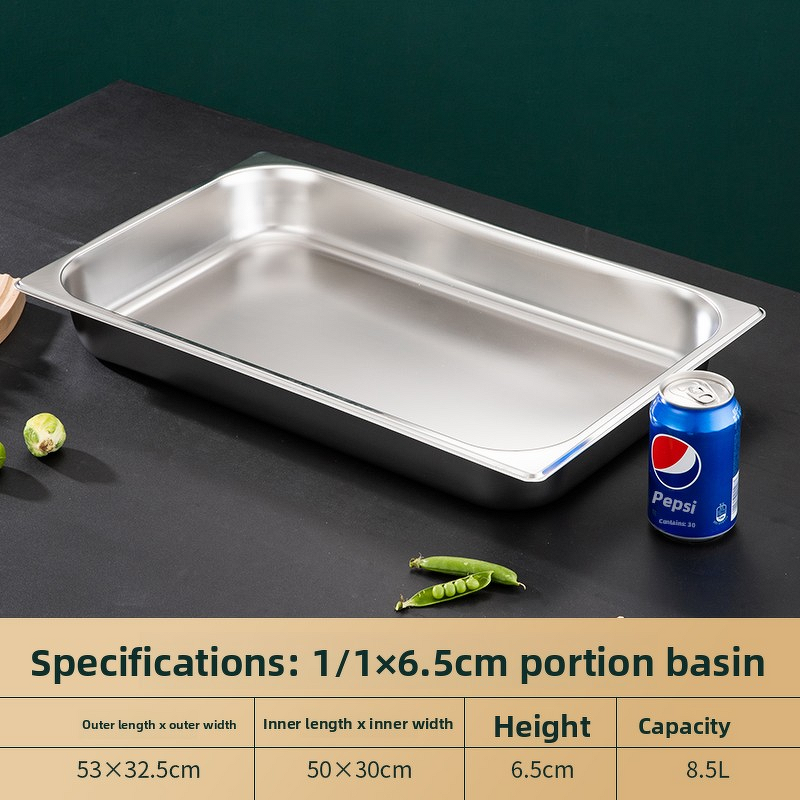 GN Pan Manufacturer - OEM/ODM Custom 6.5cm Stainless Steel 201 Modern Design