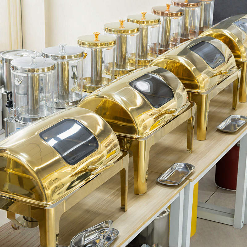 Buffet Food Warmer Manufacturer - OEM/ODM Custom Stainless Steel 201 9L Alcohol