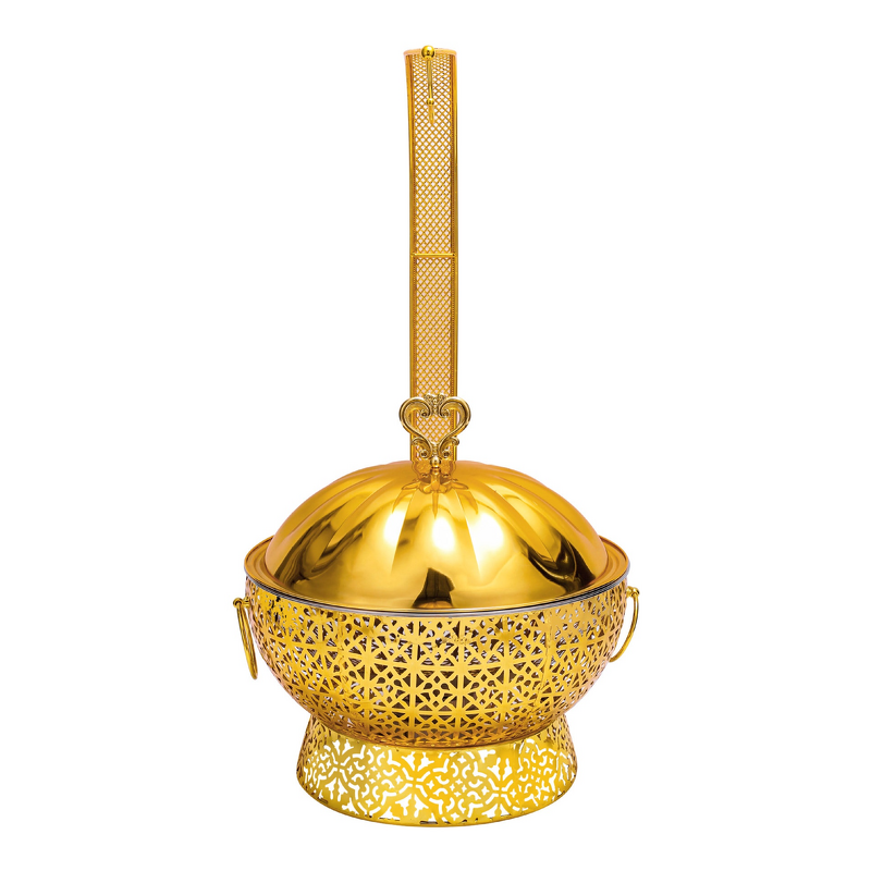 Chafing Dish Manufacturer - OEM/ODM Custom 4.5L Luxury Gold Stainless Steel