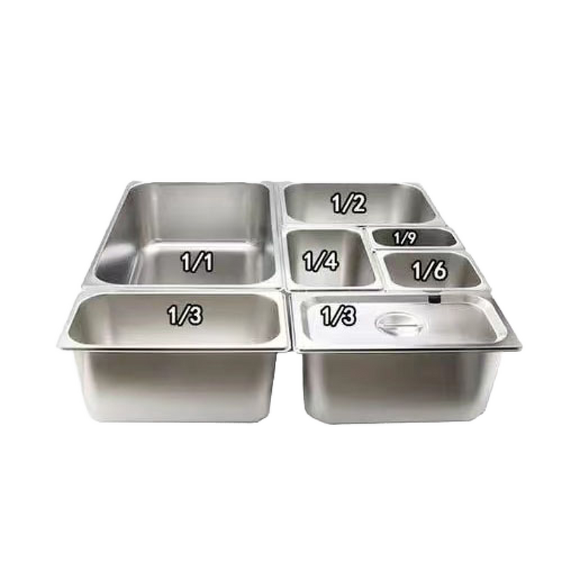GN Pan Manufacturer - OEM/ODM Custom 1/1 6.5cm Stainless Steel Food Container
