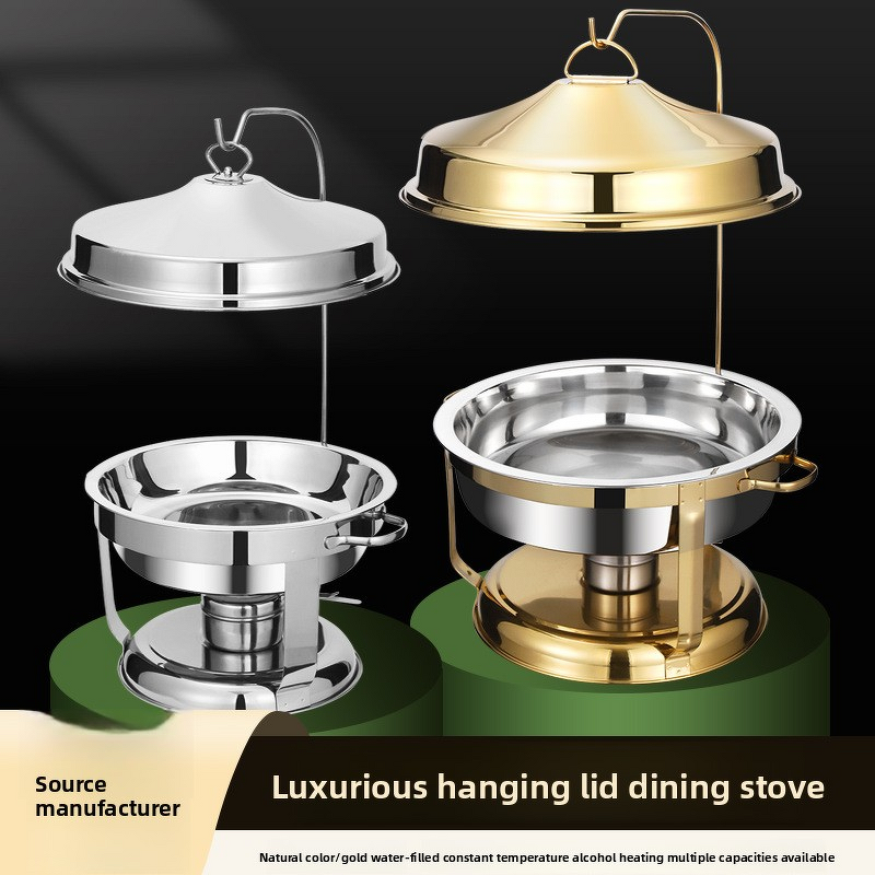 Chafing Dish Set Manufacturer - OEM/ODM Custom 4.5L Luxury Stainless Steel Hanging