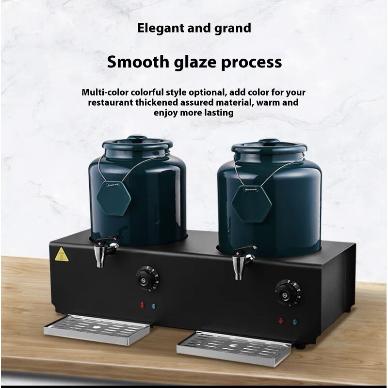 Juice Pot Manufacturer - OEM/ODM Custom 8L Ceramic Double-Head Electric Heating