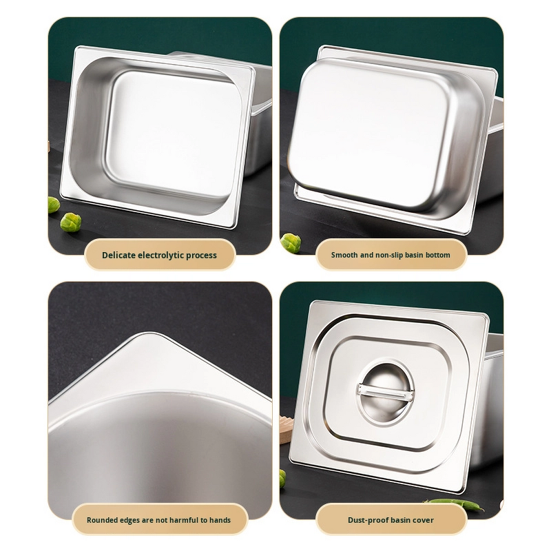 Gastronorm Pan Manufacturer - OEM/ODM Custom Polished Silver Stainless Steel