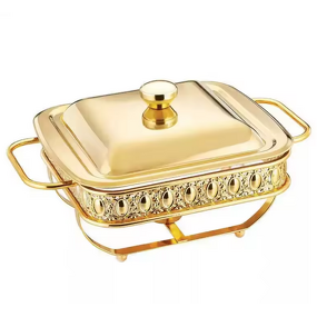 Food Warmer Manufacturer - OEM/ODM Custom 2L Golden Stainless Steel Glass