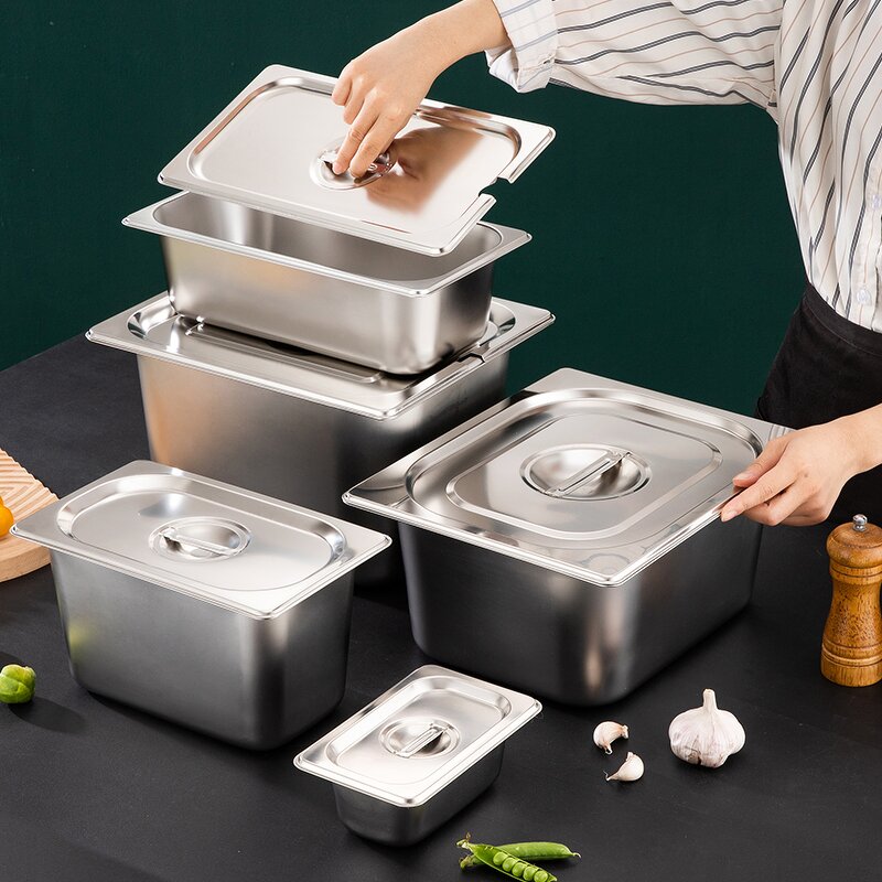 Stainless Steel Pan Manufacturer - OEM/ODM Custom 1/1 10cm 6L Modern Design