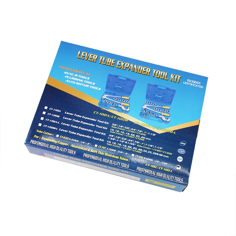 Copper Tube Expander Set Manufacturer - CT-100 10-28mm Kit