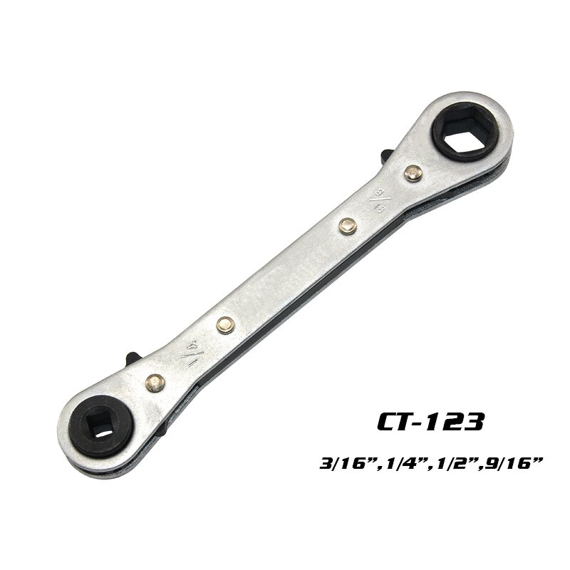 Ratchet Wrench Spanner Supplier - CT-123 3/16-9/16" Portable