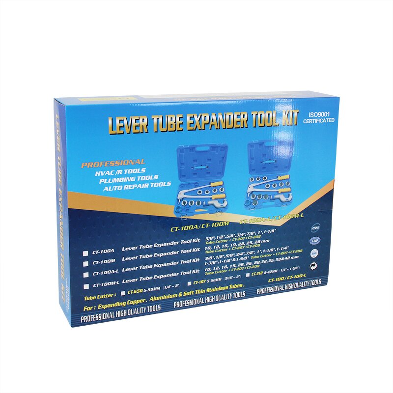 Copper Tube Expander Set Manufacturer - CT-100 10-28mm Kit