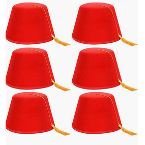 Fez Hat Manufacturer - OEM/ODM Custom 6 Packs Red Turkish Shriner