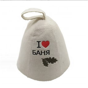 Sauna Hat Manufacturer - OEM/ODM Custom Natural Wool Felt Russian Banya