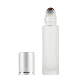 Roller Bottle Manufacturer - OEM/ODM Custom 10ml Frosted Glass with Gemstone